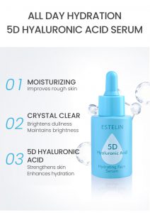 5D Hyaluronic acid hydrating face serum 4