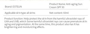 Anti Age & whitening sun cream SPF 90 2 Anti Age & whitening sun cream SPF 90 2