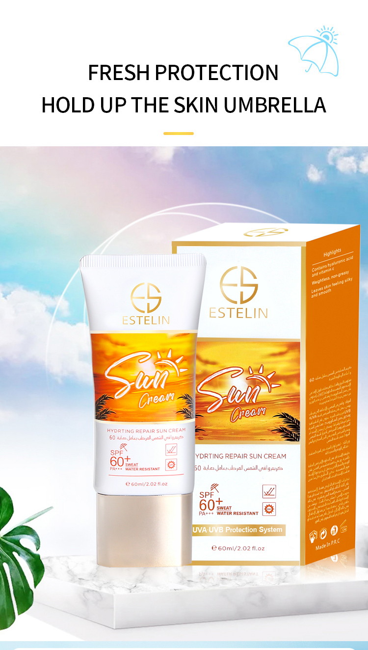 Hydrting repair sun cream SPF 60 6