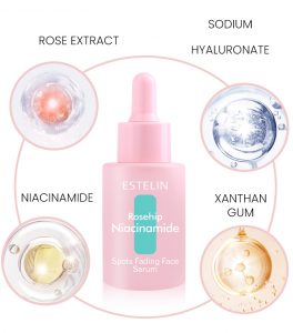 Rosehip& Niacinamide spots fading face serum 6