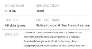 Salicylic acid&Tea tree oil shrink pores face serum 2