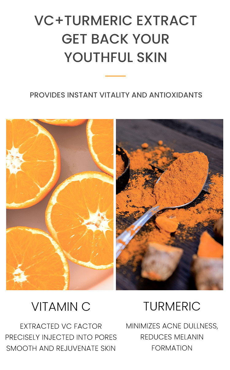 Vitamin C&Turmeric brightening face serum 5