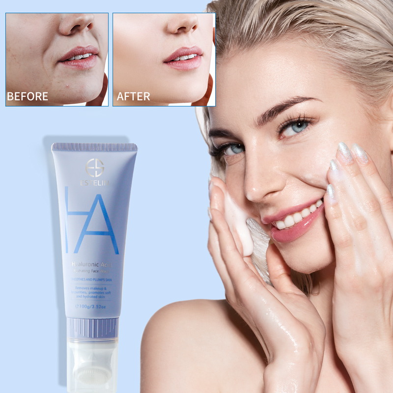 Hyaluronic acid hydrating face wash 7