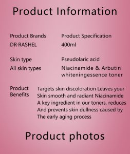 Niacinamide & Arbutin whitening essence toner 10
