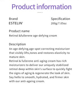 Retinol &fullerene anti aging cream 3 Retinol &fullerene anti aging cream 3