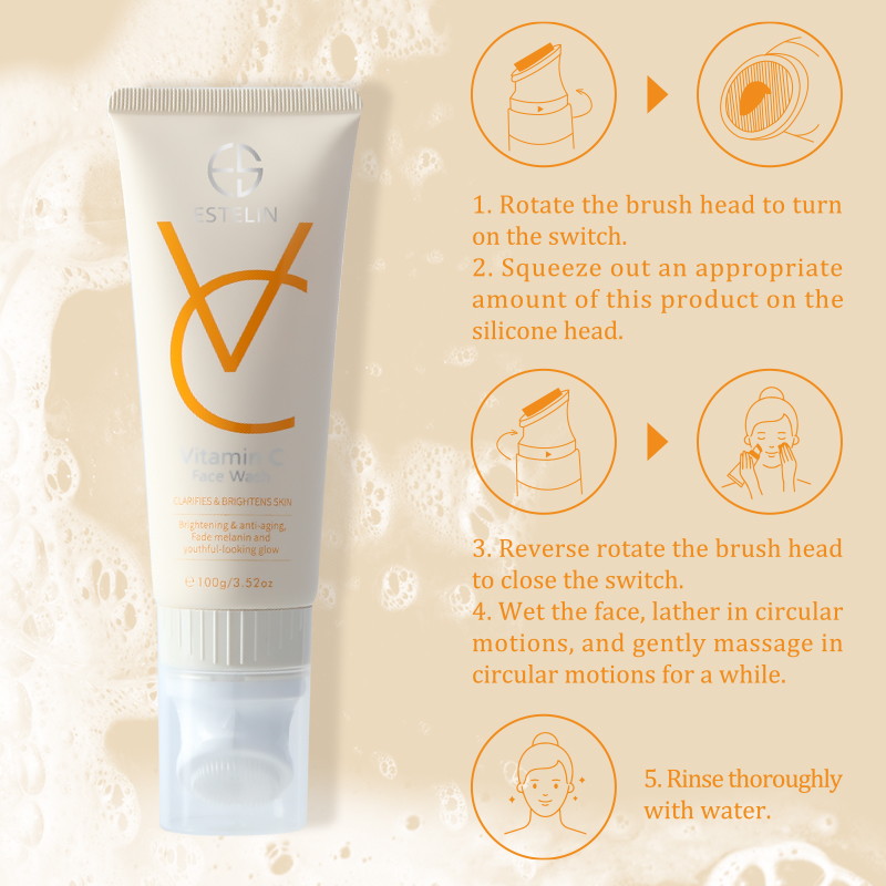 Vitamin c brightening face wash 9